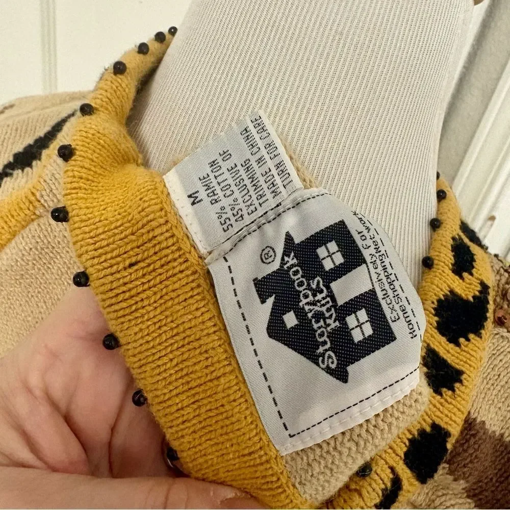 Vintage Storybook Knits Tiger Cardigan G4 - Picture 5 of 6